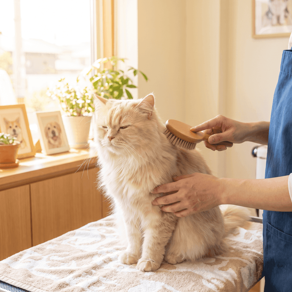Peluquería de un gato